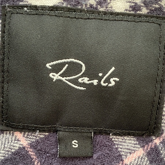 Rails Clara Flannel Pajama Top Size Small - Picture 8 of 17